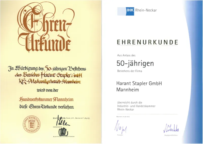 2012-ehrenurkunden Ehrenurkunde Harant Stapler